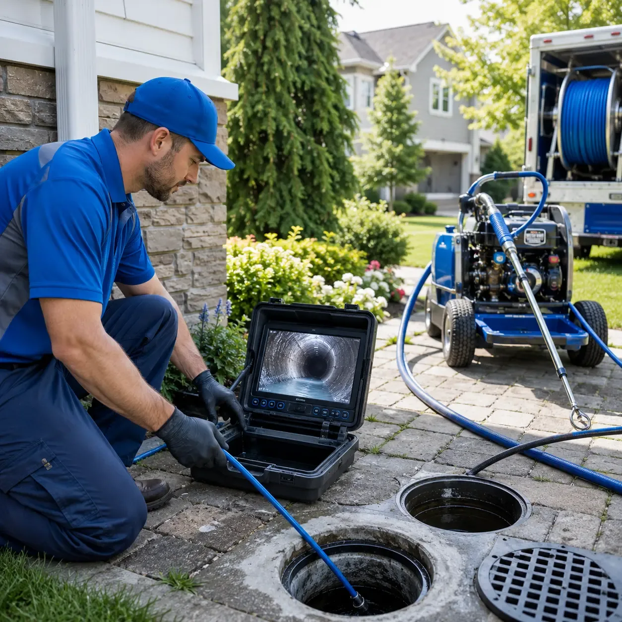 Outdoor drain cleaning professionals serving Fritch, TX